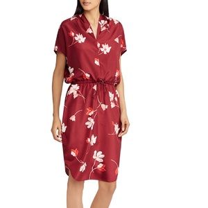 LAUREN Ralph Lauren Floral Crepe Bolorma Tie Waist Sheath Dress